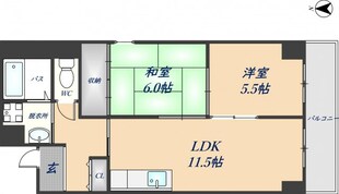 河内花園駅 徒歩18分 4階の物件間取画像